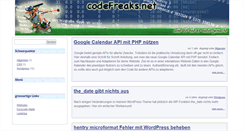 Desktop Screenshot of codefreaks.net